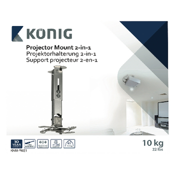 KNM-PM21 Projector plafondbeugel muurbeugel draai- en kantelbaar 10 kg Verpakking foto